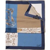 Elizabetta Boutique Men's San Siro - Silk Neckerchief in Blue