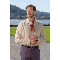 Elizabetta Boutique Men's Aldo - Silk Neckerchief in Tangerine