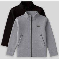 Tommy Life Men's Youth Zipper Collar Sweatshirt in Grey | Size: 14-15 Years