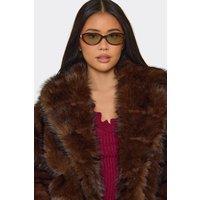 EGO Women's Tinted Lens Sunglasses in Maroon