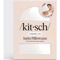 Kitsch Women's Satin Pillowcase Standard in Ivory