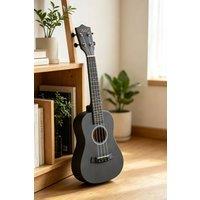 Living and Home 23 Inch Ukulele Starter Set in Black