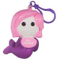 History & Heraldry Collectable Voodoo Stress Doll keyring - Mermaid - 72 Titles in Pink