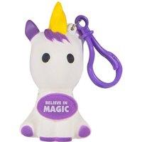 History & Heraldry Collectable Voodoo Stress Doll keyring - Unicorn - 72 Titles in White