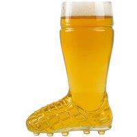Chabrias Ltd Football Boot Beer Glass 370ml - Italian Made Novelty Drinking Glass in Clear | Size: 300ml