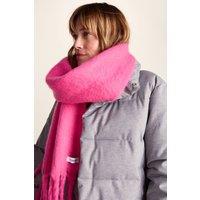 TOG24 'Marlene' Heavyweight Brushed Colour Block Blanket Scarf in Pink