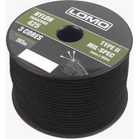 Lomo 3 Strand 425 Paracord - 100m Black