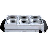 Trendi 3 Tray Buffet server in Silver