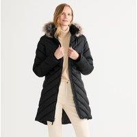 Lands' End Women's Petite Insulated Fleece Lined Coat in Black | Size: Small