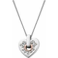 Clogau Women's Cariad Sterling Silver Sparkle Pendant with Topaz in Metallics