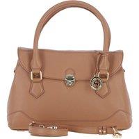Ashwood Leather Women's Premium Leather Shoulder Bag with Detachable Crossbody Strap in Camel