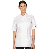 Dennys Women's Premium Short-Sleeved Chef Jacket in White | Size: XS