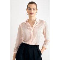 Phase Eight Women's Aleya Hotfix Shirt in Pale Pink | Size: 14
