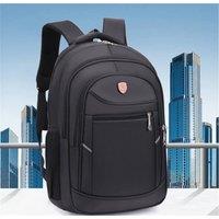 Nordara Men's Waterproof Large Laptop Backpack Travel Business School Bag in Black