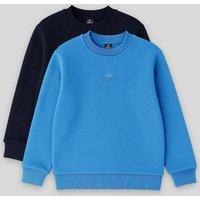 Tommy Life Men's Youth Crew Neck Sweatshirt in Blue | Size: 14-15 Years