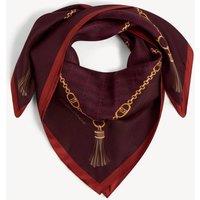 Hobbs London Women's Amy Silk Scarf in Aubergine