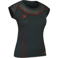 Gilbert Women's Vixen Crew Neck Slim T-Shirt in Black | Size: 6