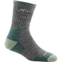 Darn Tough Vermont Women's Micro Crew Cushioned Midweight Hiking Merino Wool Socks in Light Grey | Size: Large