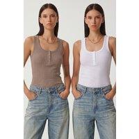 Happiness Istanbul Women's Cotton Tank Top | Size: XL