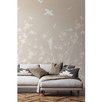 Origin Murals Blossom Trail Natural Stone - 3 Drop Repeatable Wall Mural