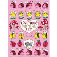 Rachel Ellen Love Bugs Writing Set - 30 Sheets Paper, 20 Envelopes, Stickers