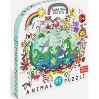 Rachel Ellen Love Our Planet Animal 80-Piece Jigsaw Puzzle