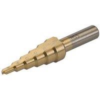 Loops TITANIUM COATED 4 14mm Stepped Drill Bit 2mm Increments High Speed Hole Cutter