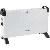 Warmies Convection Heater 2000W - WL41007 Portable Freestanding 3 Heat Settings in White