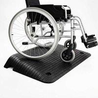 Nicoman Wheelchair Ramp for Scooters, Walkers, Pushchairs, Bins & More in Black