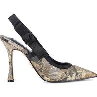 STEVE MADDEN Women's 'Brylie Gold Fabric' Fabric Heels | Size: 6