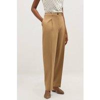 Hobbs London Women's Esther Trouser in Light Tan | Size: 14