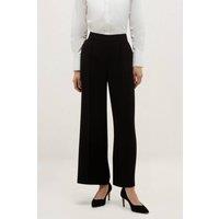 Hobbs London Women's Rae Crop Trouser in True Black | Size: 22
