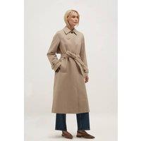 Hobbs London Women's Harriet Trench in Light Tan | Size: 20