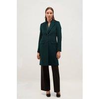 Hobbs London Women's Cavendish Coat in Bottle Green | Size: 10