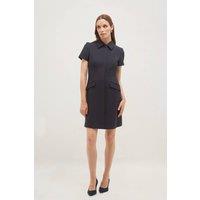 Hobbs London Women's Alexandra Dress in Dark Navy | Size: 16