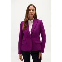 Hobbs London Women's Claire Jacket in Magenta | Size: 6