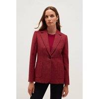 Hobbs London Women's Petite Lilla Jacket in Cerise | Size: 8