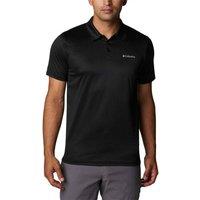 Columbia Men's Short-Sleeved Polo Shirt in Black | Size: Large