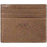 Osprey Men's Leather Travel Card Holder in Brown