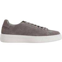 Jack & Jones Men's Suede Platform Trainers in Grey | Size: 10