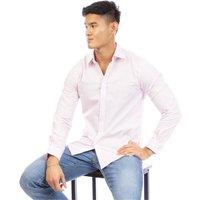 Peter Werth Men's Regular Long-Sleeved Shirt in Pink | Size: Medium