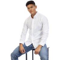 Peter Werth Men's Regular Long-Sleeved Shirt in White | Size: Medium