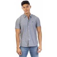 Peter Werth Men's Short-Sleeved Shirt in Grey | Size: Medium