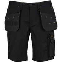 Dunlop Men's On Site Work Shorts in Black | Size: Large