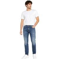 Replay Men's Anbass Cotton Slim Jeans in Blue | Size: 34R