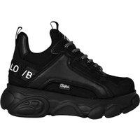 Buffalo Men's Cld Chai Chunky Leather Trainers in Black | Size: 3