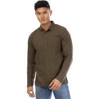 Peter Werth Men's Noaks Long-Sleeved Polo Shirt in Olive | Size: Medium