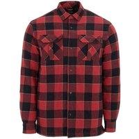 Dunlop Men's Lumber Buffalo Check Flannel Shirt in Red | Size: XL