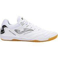 Joma Men's Maxima Reinforced Toe Indoor Football Shoes in White | Size: 7
