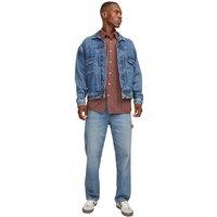 Jack & Jones Men's Eddie Carpenter Relaxed Fit Jeans in Bright Blue | Size: 30L